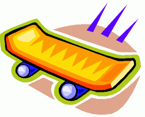 Clipart Skateboard - Tumundografico