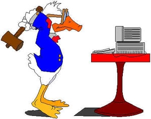 Breaking Computer Clipart