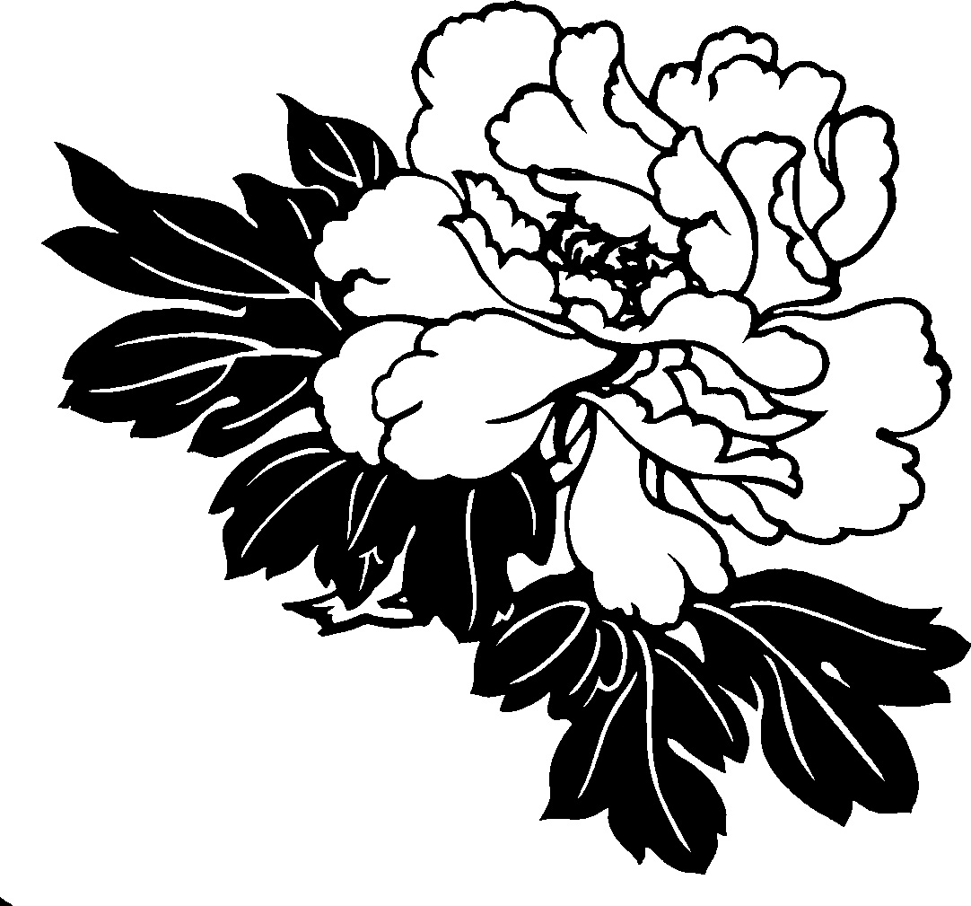 Flower Clipart Black and White Free Download | Happy Birthday ...