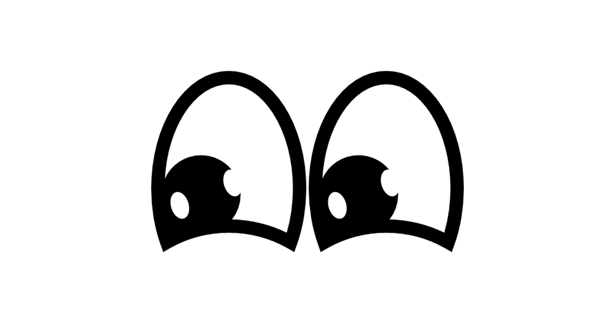Cartoon happy eyes - Free gestures icons
