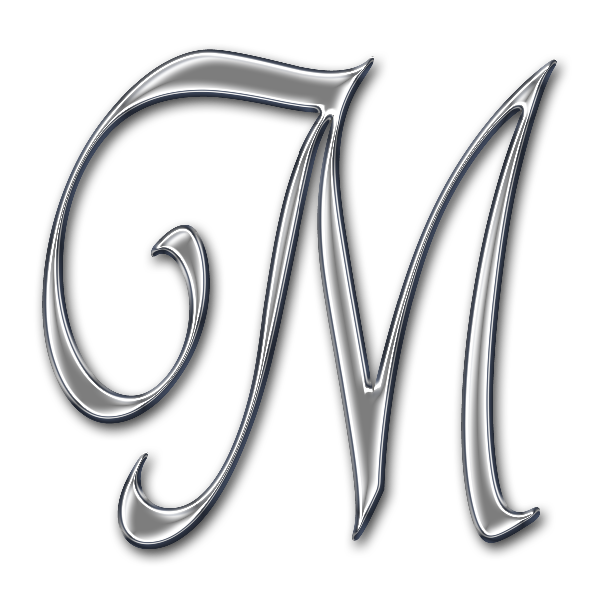 Letter outline clipart m