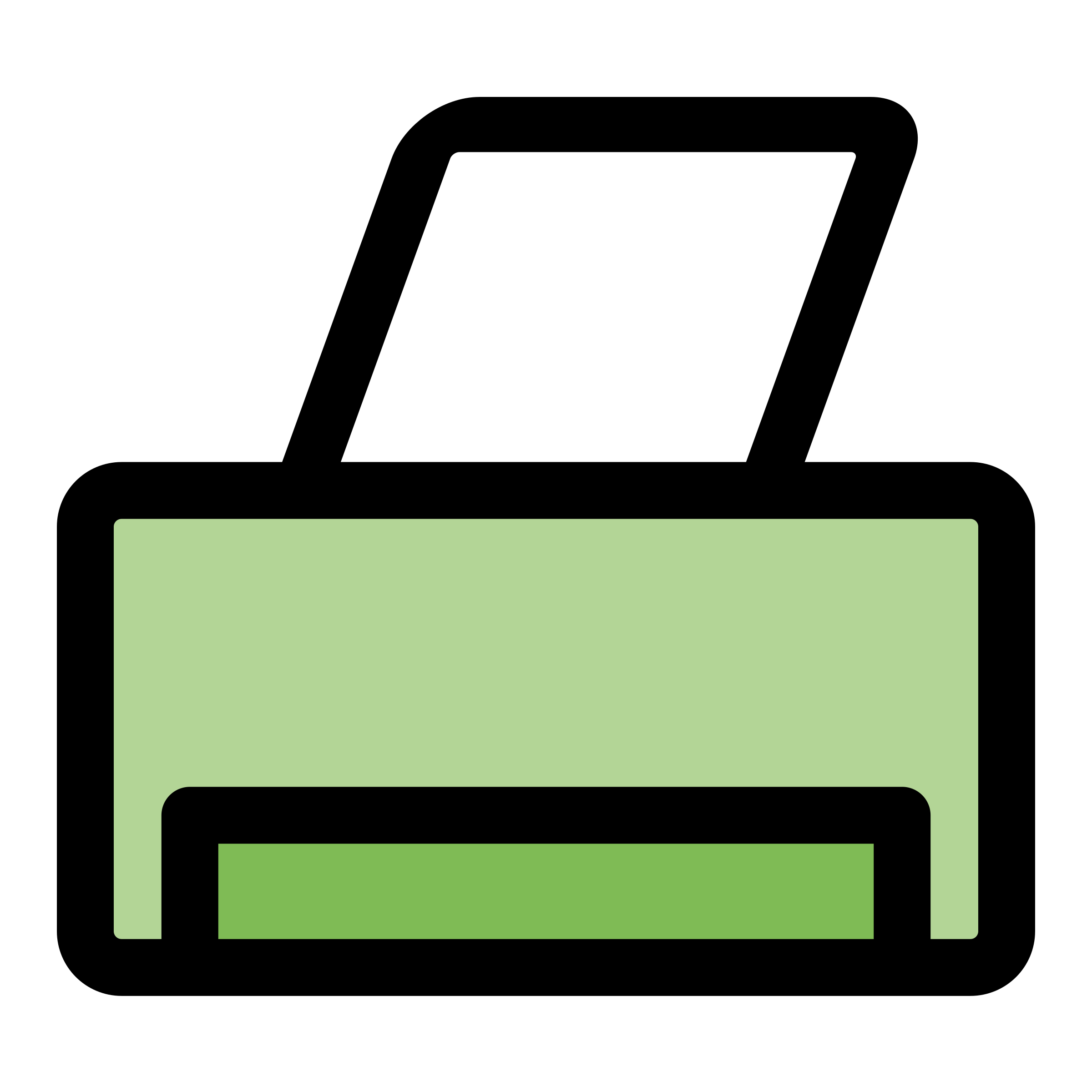 Clipart - primary print printer