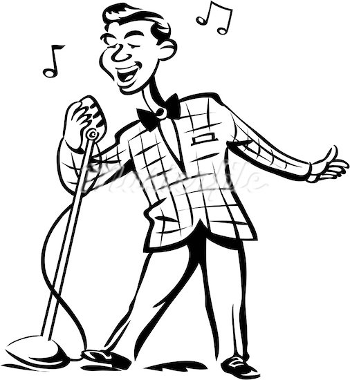 People singing clipart - ClipartFox