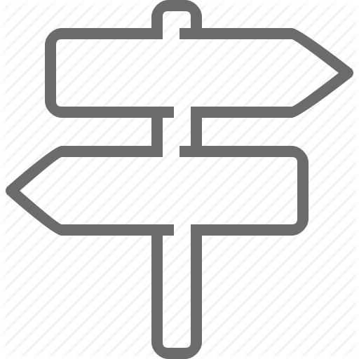 Direction, road, road sign, sign, transport, two, way icon | Icon ...