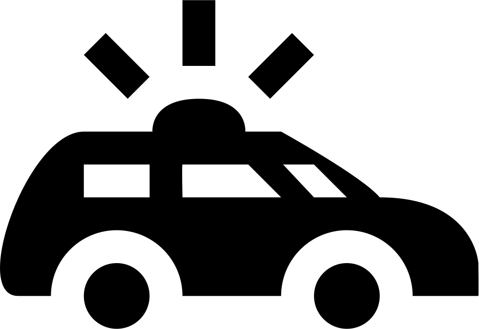 Police Car Svg Png Icon Free Download (#207299) - OnlineWebFonts.COM