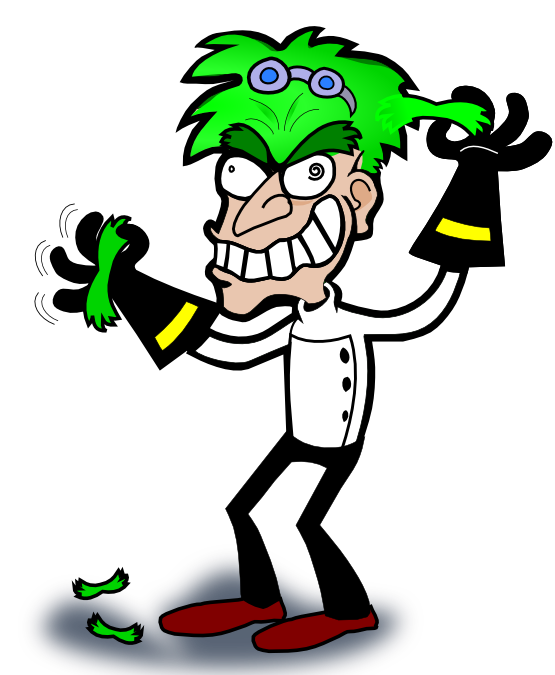 Free Mad Scientist Clip Art