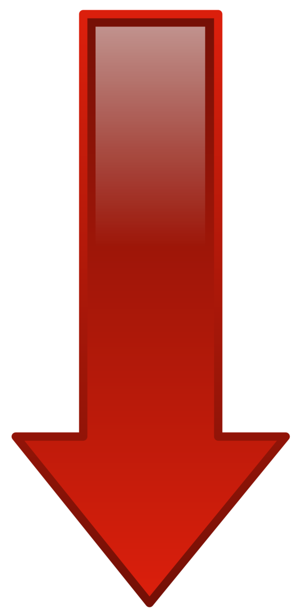 Public Domain Clip Art Image | Illustration of a down arrow | ID ...