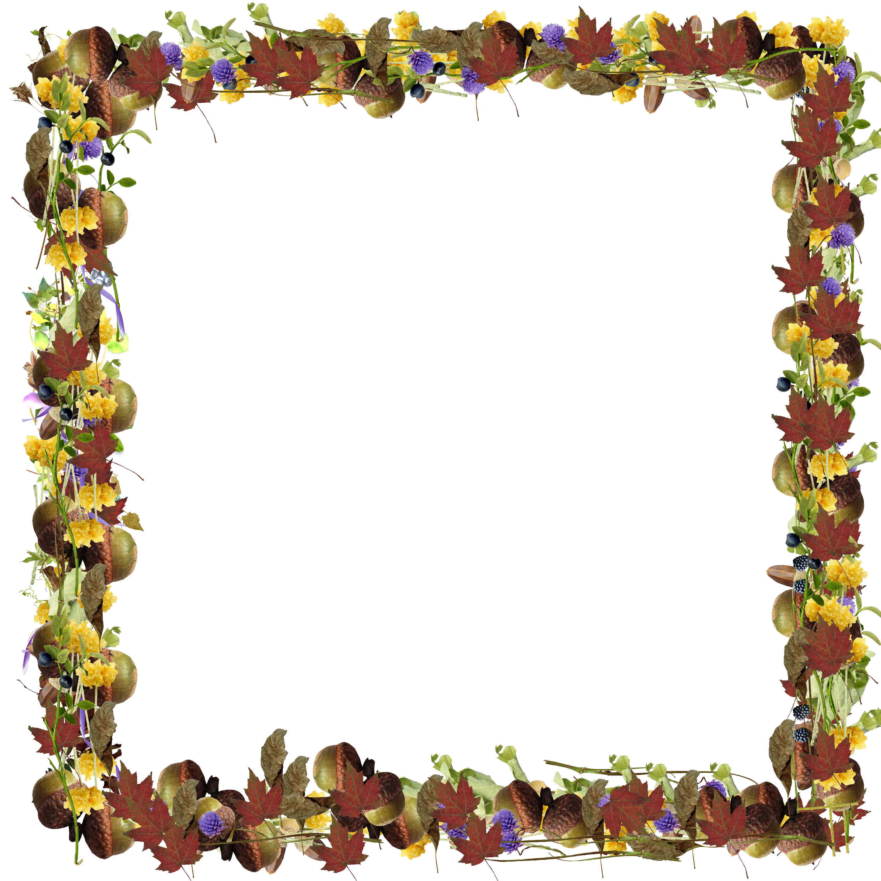 Autumn Borders - Quoteko.