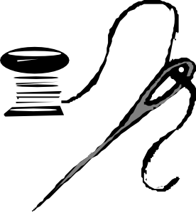 Thread And Needle clip art - vector clip art online, royalty free ...