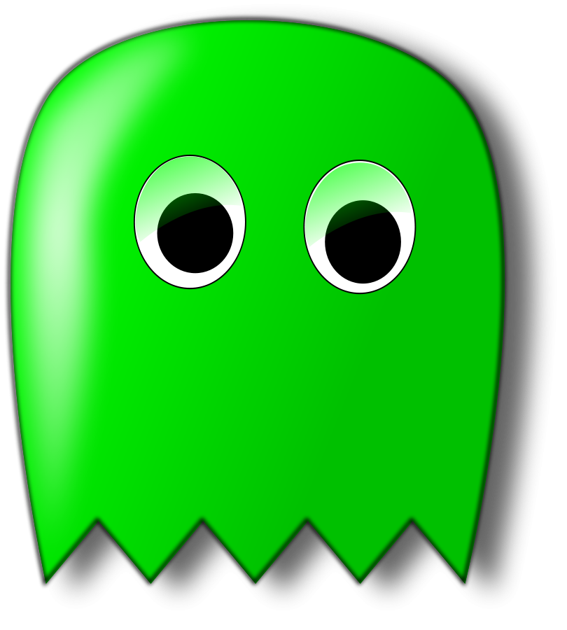 Pacman ghost large 900pixel clipart, Pacman ghost design ...
