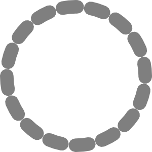 Dotted Circle clip art - vector clip art online, royalty free ...