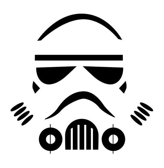 Sanchonisms › Imperial Storm Trooper Pumpkin carving