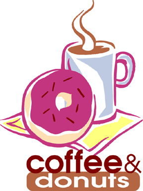 Coffee and donut clipart - ClipartFox