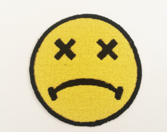 dead smiley face – Etsy