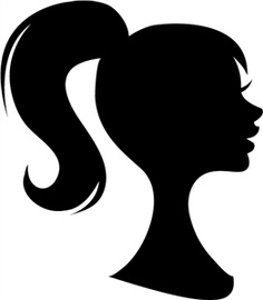 Barbie Silhouette - ClipArt Best