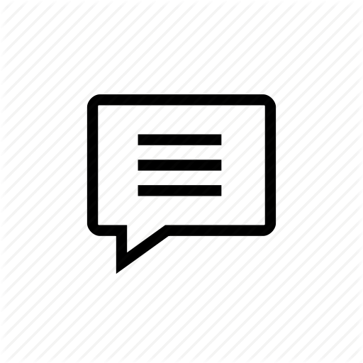 Chat, feedback, pack, review, ui icon | Icon search engine