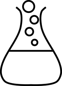 Science Experiment Clipart Black And White