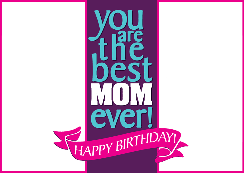 Happy Birthday Mom Personalized Poster by UC - Photo Posters - 727896