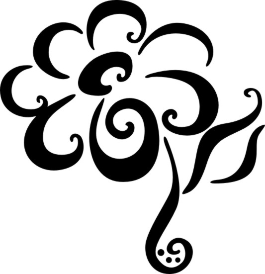 Flowers : Custom Vinyl Stickers Decals, for Cars