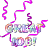 Great Job Encouragement Glitter