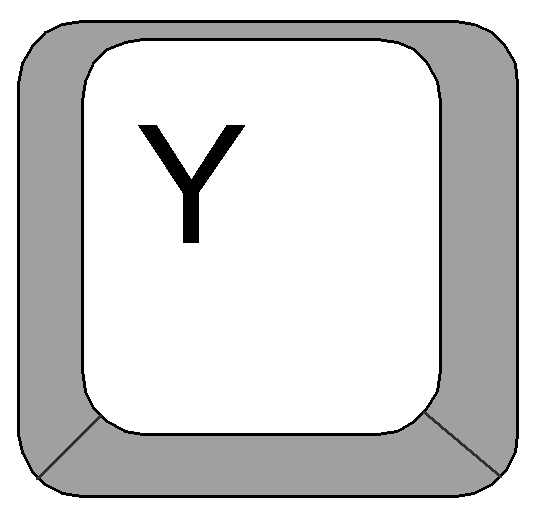 Computer keyboard keys clipart