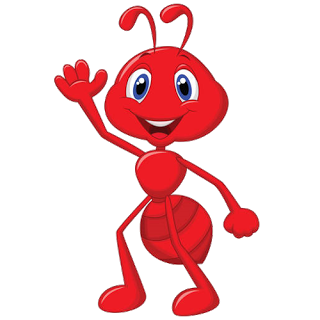 Red ant clipart