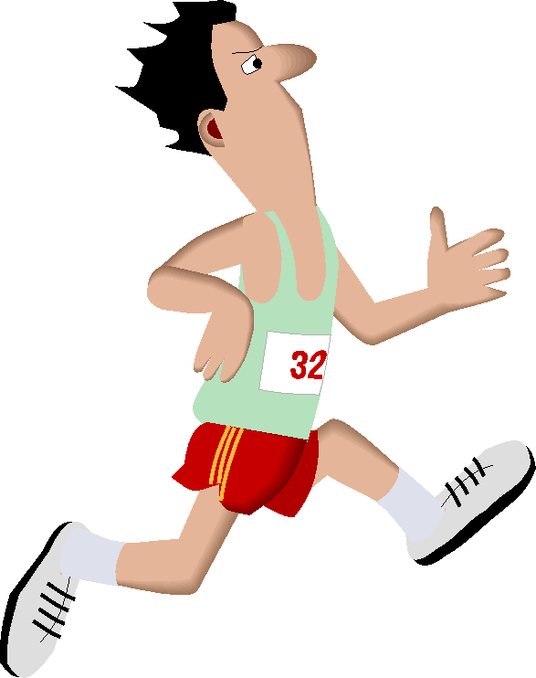 24+ Cartoon Runners Clipart