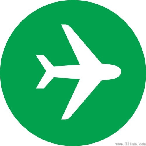 Airplane icon vector Free vector in Adobe Illustrator ai ( .ai ...