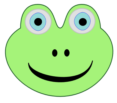 Sad Frog Clipart