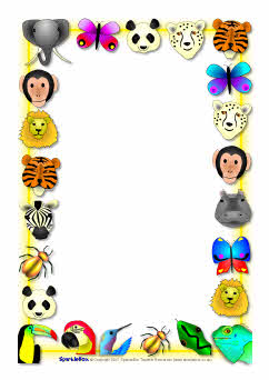 Best Photos of Jungle Animal Border - Safari Jungle Animals Page ...
