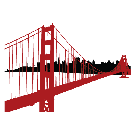 Golden Gate Bridge Clipart - Tumundografico