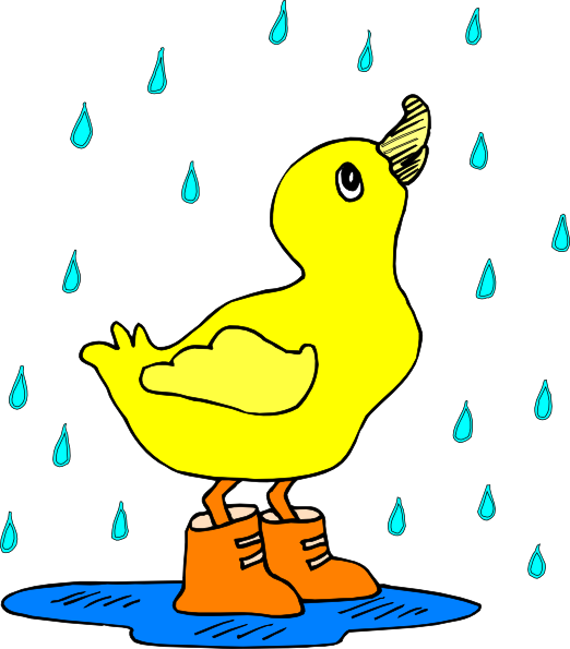 Animated Rain Duck Clipart
