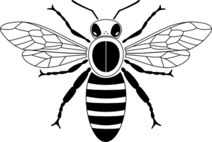 Honey Bee Pictogram clip art - vector clip art online, royalty ...