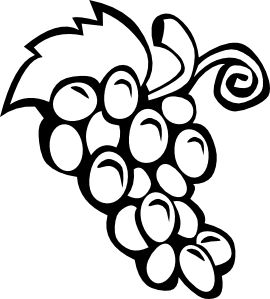 Grapes clip art - vector clip art online, royalty free & public domain