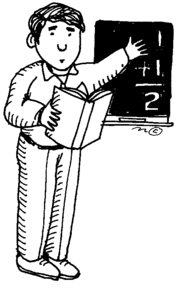 Teacher Clip Art - Calvin Eason - Peg It Board