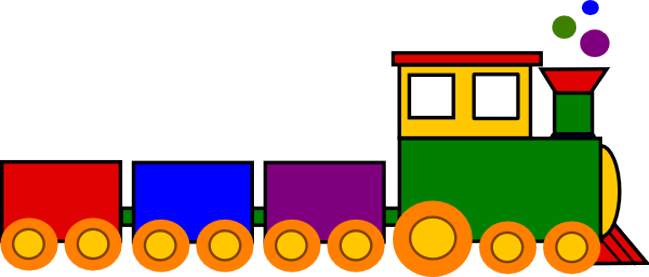 Toy train clip art - ClipartFox