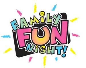 Family fun night clipart