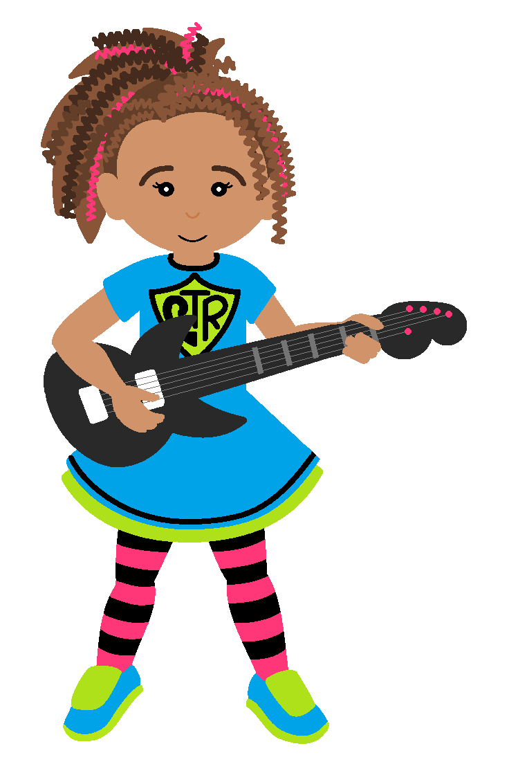 Rock star clipart kids