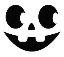 Happy Pumpkin Face Template - ClipArt Best