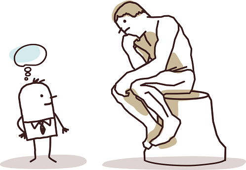 Thinking man clipart #ThinkingMan #Clipart - Person Thinking ...