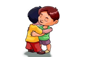 How to Draw Two People Hugging | DrawingNow