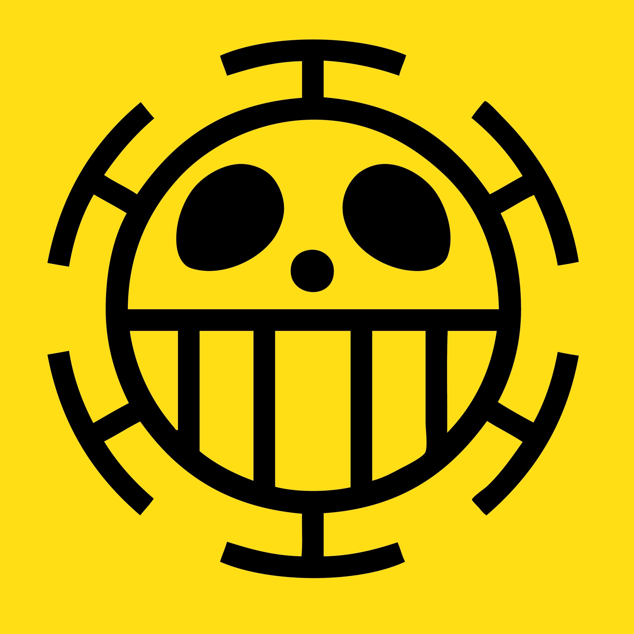 Download Trafalgar Law Yellow Logo 2048 x 2048 Wallpapers ...