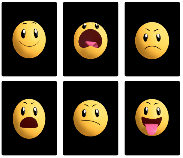 153 animated emojis you can find on Apple Watch