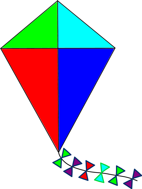 Clip art of kite