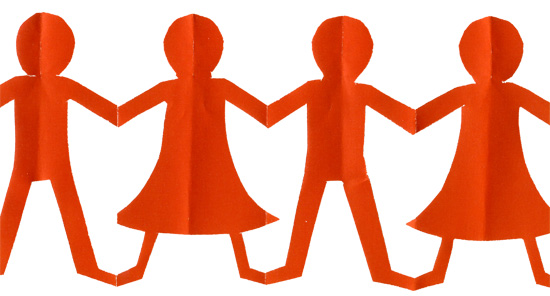 Best Photos of Cut Out Paper Doll Chain - Paper Doll Chain ...