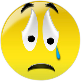 Clipart sad face crying