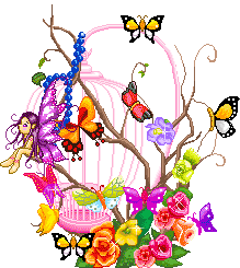 Flowers And Butterflies Animation