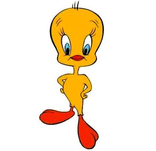 Tweety bird tweety on looney tunes birds and cartoon characters ...
