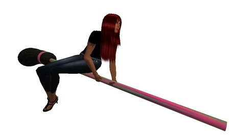 Second Life Marketplace - Hippy Witch Flying Broom