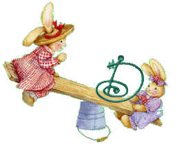 See Saw Bunny Rabbit Bunnies Playing Rabbits Hasen Kaninchen ...
